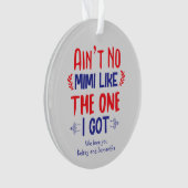 おばあちゃんみたいにミミはいな得い オーナメント (正面)