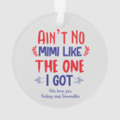 おばあちゃんみたいにミミはいな得い オーナメント (裏面)