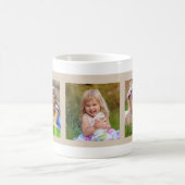 おばあちゃんやお母さんの写真マグ。 コーヒーマグカップ (中央)