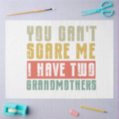 おばあちゃんを二人も連れてるなんて怖がらない 薄葉紙 (クラフト)