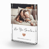 おばあちゃんを愛して|スクリプトとハート フォトブロック (右)