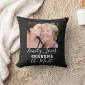 おばあちゃんを愛カスタムす最高の写真の母の日 クッション (ブランケット)