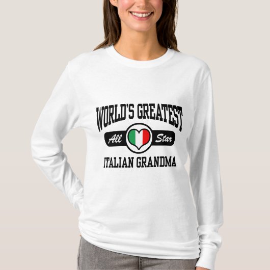 おばあちゃんイタリアン Tシャツ (正面)