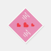 おばあちゃんイタリアンNONNA私たちはあなたを愛かわいい紙 スタンダードカクテルナプキン (角)