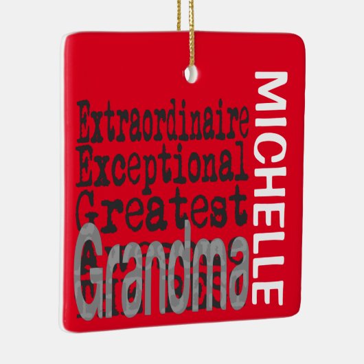 おばあちゃんエクストラカスタムネア セラミックオーナメント (右)