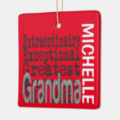 おばあちゃんエクストラカスタムネア セラミックオーナメント (左)