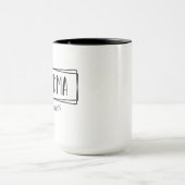 おばあちゃんエストおばあちゃん新しいおばあちゃんギギギグ マグカップ (中央)