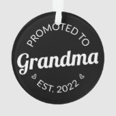 おばあちゃんエストに昇格。2022 I オーナメント (裏面)