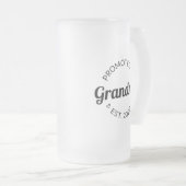 おばあちゃんエストに昇格。2022 I フロストグラスビールジョッキ (正面右)