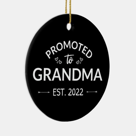 おばあちゃんエストに昇格。2022 II セラミックオーナメント (右)