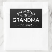 おばあちゃんエストに昇格。2022 II 長方形シール (バッグ)