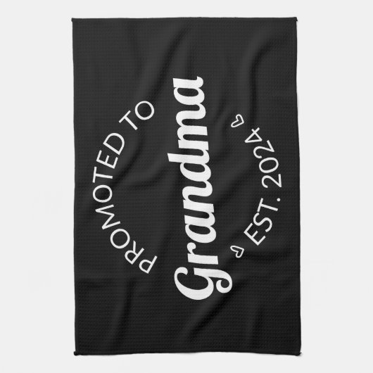 おばあちゃんエストに昇格。2024 I キッチンタオル (縦)