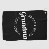 おばあちゃんエストに昇格。2024 I ゴルフタオル (横)