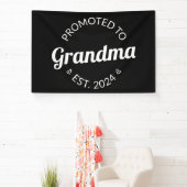 おばあちゃんエストに昇格。2024 I 横断幕 (インサイチュ)