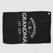 おばあちゃんエストに昇格。2024 II ゴルフタオル (横)