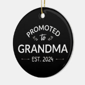 おばあちゃんエストに昇格。2024 II セラミックオーナメント (左)