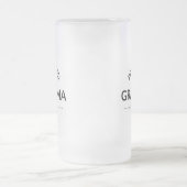 おばあちゃんエストに昇格。2024 II フロストグラスビールジョッキ (中央)