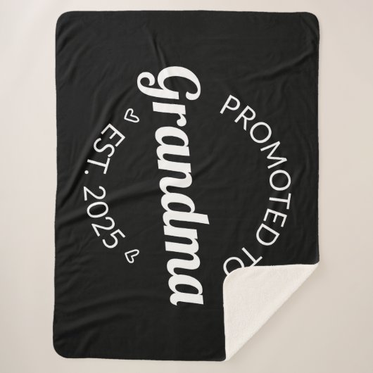 おばあちゃんエストに昇格。2025 I シェルパブランケット (正面)