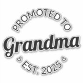 おばあちゃんエストに昇格。2025 I シール (正面)