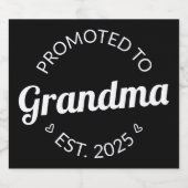 おばあちゃんエストに昇格。2025 I スパークリングワインラベル (シングルラベル)