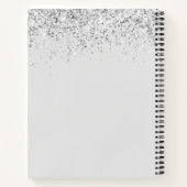 おばあちゃんエストグリッター紙吹雪カスタムおばあちゃんギフト ノートブック (裏面)