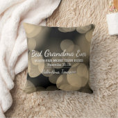 おばあちゃんエバ31セピア《写真》ぼけ味パーソナライズされた クッション (ブランケット)