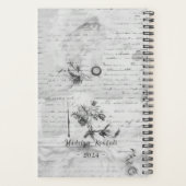 おばあちゃんエレガントの白黒写真の整理 プランナー手帳 (裏面)