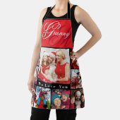 おばあちゃんエレガントフォトレッドエプロン エプロン (インサイチュ)