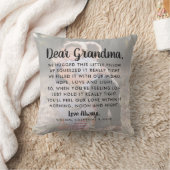 おばあちゃんエレガントメッセージ写真お母さんの日 クッション (ブランケット)