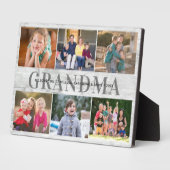 おばあちゃんエレガント6フォトコラージュ木母の日 フォトプラーク (側面)