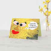 おばあちゃんカスタマイズた大事な行事 カード (黄色い花)