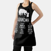 おばあちゃんカスタマイズの名前で贈るギフト エプロン (インサイチュ)