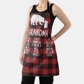 おばあちゃんカスタマイズの名前で贈るギフト エプロン (インサイチュ)