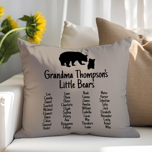 おばあちゃんカスタマイズの名前で贈るギフト クッション