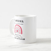 おばあちゃんカスタマイズはバンタインを台無しありがとう コーヒーマグカップ (正面左)