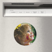 おばあちゃんカスタムの名前のための孫フォトギフト マグネット (インサイチュ (食洗機))