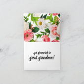 おばあちゃんカスタムの妊娠告知カード カード (内部)