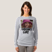 おばあちゃんカスタムのTシャツ – 孫の写真を追加 Tシャツ (正面フル)