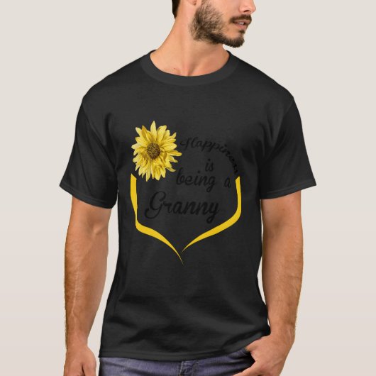 おばあちゃんギフトの幸せはおばあちゃん Tシャツ (正面)