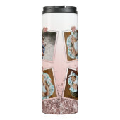 おばあちゃんギフトギギ写真バラ金ゴールド パーソナライズされた タンブラー (裏面)