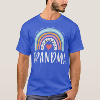 おばあちゃんギフトファミリーレインボーグラフィック Tシャツ