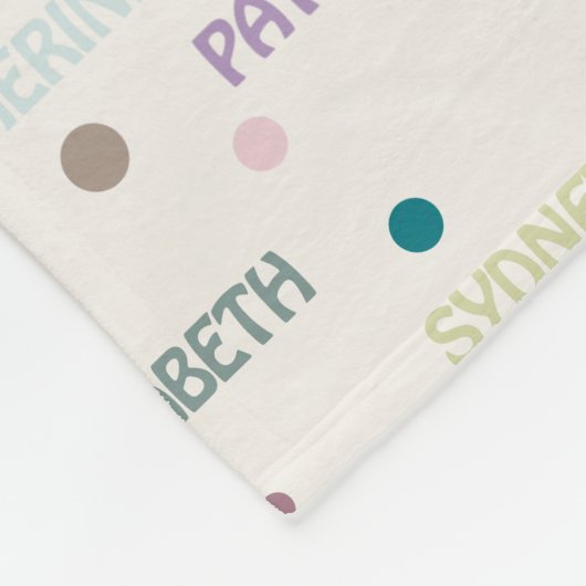 おばあちゃんギフト孫3-4名 フリースブランケット (角)