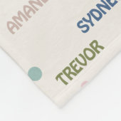 おばあちゃんギフト孫5-7名 フリースブランケット (角)