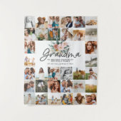 おばあちゃんギフト数々の写真の美しいフローラ タペストリー (正面)