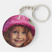 おばあちゃんギフト2枚の写真テンプレート キーホルダー (裏面)