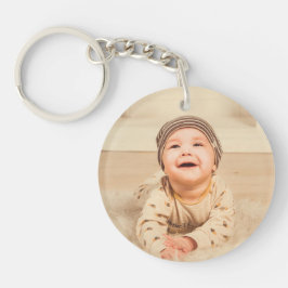 おばあちゃんギフト2枚の写真テンプレート キーホルダー