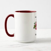 おばあちゃんギフト – Badass One of a kind - フローラ マグカップ (左)