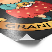 おばあちゃんクッキーの看板ポスターを否定できない フォトプリント            (角)