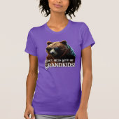 おばあちゃんクマ"私の孫と混乱しない" Tシャツ (正面)