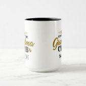 おばあちゃんクラブベビーリビールカスタマイズに入る マグカップ (中央)